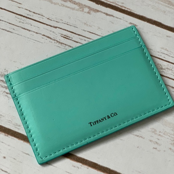 Tiffany & Co. Accessories - Tiffany & Co. Leather Business Card Holder